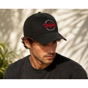 Taylor Guitars Hat Cap Baseball Strap Back Black Mens One Size